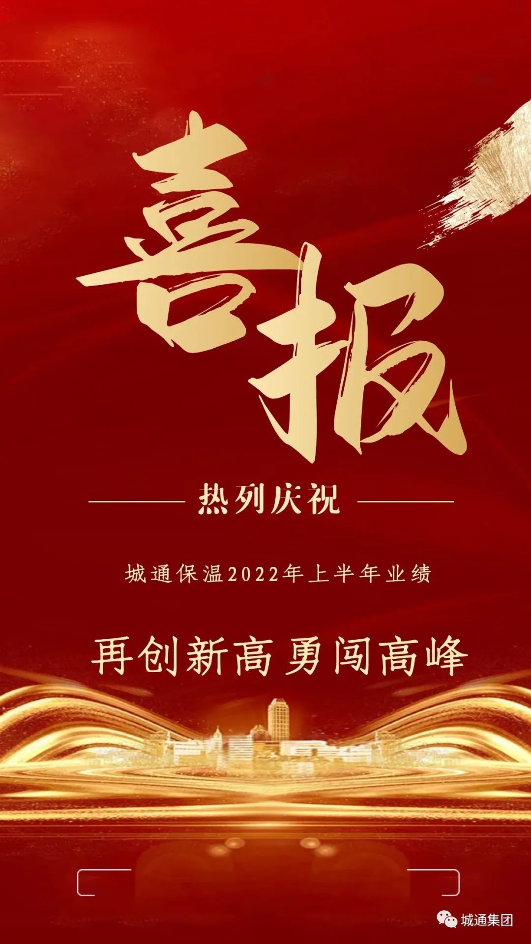 Credible山東城通發(fā)展集團(tuán)股份有限公司——子公司城通保溫業(yè)績(jī)?cè)賱?chuàng)新高、勇闖高峰！